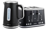SUNBEAM FRENCH RIVIERA BREAKFAST PACKUP TOASTER AND KETTLE SET BLACK