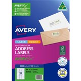 AVERY 959060 L7157 QUICK PEEL ADDRESS LABEL WITH SURE FEED LASER 33UP WHITE PACK 100