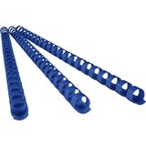 GBC PLASTIC BINDING COMB ROUND 21 LOOP 16MM A4 BLUE PACK 100