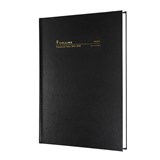 COLLINS 14M4P99 FINANCIAL YEAR DIARY DAY TO PAGE A4 BLACK