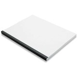 GOLD SOVEREIGN THERMAL BINDING COVER 15MM A4 BLACK BACK  CLEAR FRONT BOX 100