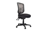 BURO METRO TASK CHAIR MEDIUM MESH BACK SEAT SLIDE 3LEVER BLACK NYLON BASE