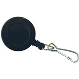 KEVRON ID1021 BADGE REEL SWIVEL CLIP BLACK