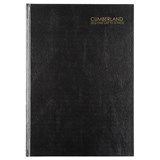 CUMBERLAND 41ECBK CASEBOUND DIARY DAY TO PAGE A4 BLACK  2027