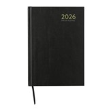 CUMBERLAND 51ECBK CASEBOUND DIARY DAY TO PAGE A5 BLACK  2027