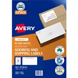 AVERY 936107 J8159 ADDRESS LABELS INKJET 24UP WHITE PACK 50