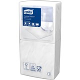 TORK 477534 EDGE EMBOSS COCKTAIL NAPKIN QUARTERFOLD 2PLY 238 X 238MM WHITE PACK 200