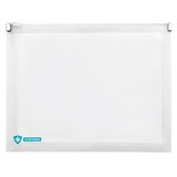 MARBIG PROFESSIONAL DOCUMENT WALLET WITH ZIP A5 CLEAR