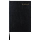 CUMBERLAND 57ECBK CASEBOUND DIARY WEEK TO VIEW A5 BLACK  2026