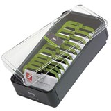 MARBIG BUSINESS CARD BOX 400 CAPACITY BLACK
