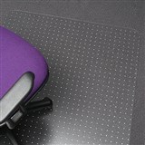 MARBIG TUFFMAT CHAIRMAT POLYCARBONATE CARPET RECTANGULAR 1200 X 1500MM CLEAR