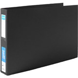 BANTEX RING BINDER PP LANDSCAPE 4D 38MM A3 BLACK