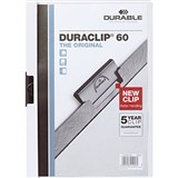 DURABLE DURACLIP DOCUMENT FILE PORTRAIT 60 SHEET CAPACITY A4 WHITE