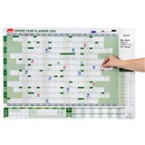 SASCO 86659 ENVIRO 870 X 610MM YEAR PLANNER  2026