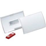 DURABLE NAME BADGE WITH MAGNET BOX 10