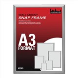 MANHATTAN SNAP FRAME STANDARD A3 SILVER