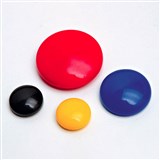 VISTA MAGNETIC WHITEBOARD BUTTONS 20MM ROUND GREEN PACK 10