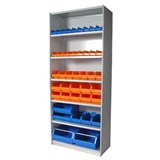 APC STEEL UNI SHELVING 7 SHELVES 2175 X 1200 X 400MM CYBER GREY