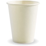 BIOPAK BIOCUP CUP 350ML WHITE PACK 50