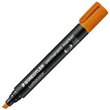 STAEDTLER 350 LUMOCOLOR PERMANENT MARKER CHISEL 50MM ORANGE