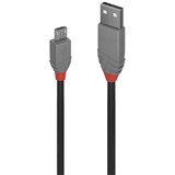 LINDY 36732 ANTHRA LINE USBA 20 TO MICROB CABLE 1M BLACK