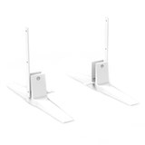 RAPIDLINE SHUSH30 SCREEN FREESTANDING FOOT WHITE