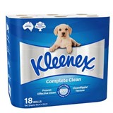KLEENEX TOILET TISSUE PAPER PACK 180 SHEET WHITE PACK OF 18