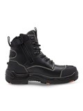 KING GEE ONYX 6CZ EH SAFETY BOOT  BLACK  SIZE 8 AUUK