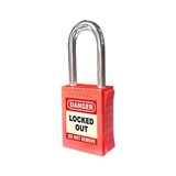 42mm Premium Padlock  Red  Keyed Differently