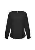 BIZ COLLECTION MADISON BOATNECK TOP  BLACK  SIZE 20