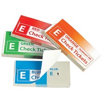 Check Tickets And Raffle Books